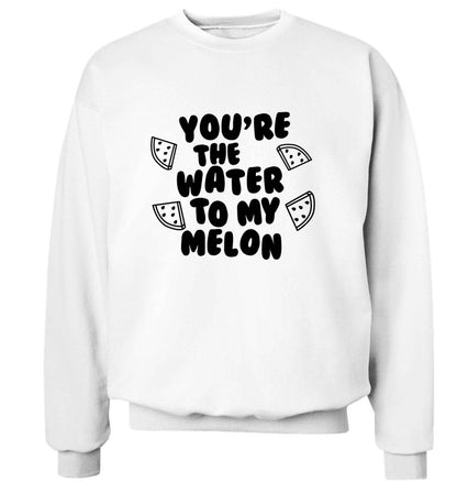You're the water to my melon adult's unisex white sweater 2XL