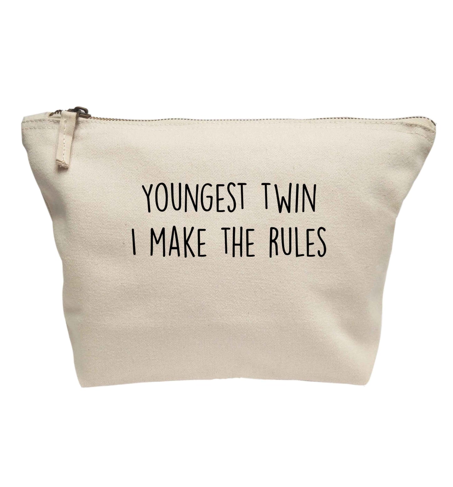 Youngest twin I make the rules | Makeup / wash bag