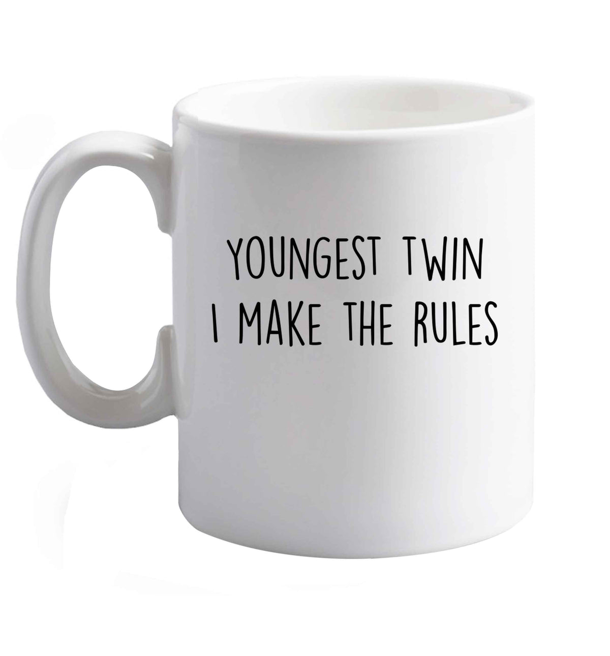 10 oz Favourite Type Pan Pancake ceramic mug right handed