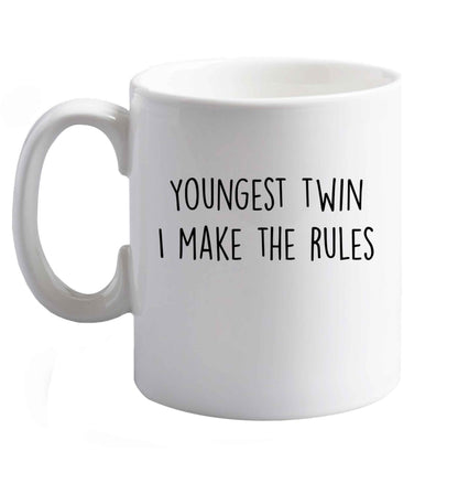 10 oz Favourite Type Pan Pancake ceramic mug right handed