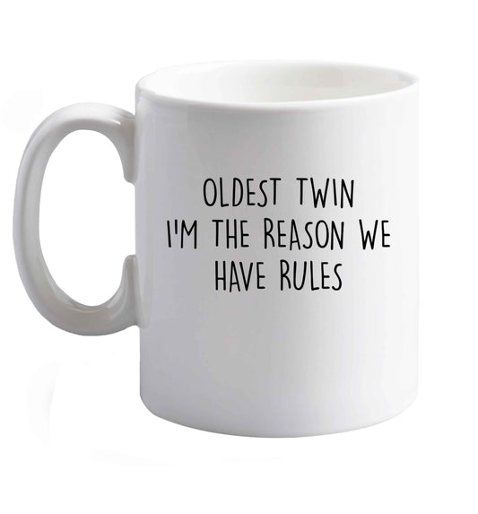 10 oz Favourite Type Pan Pancake ceramic mug right handed