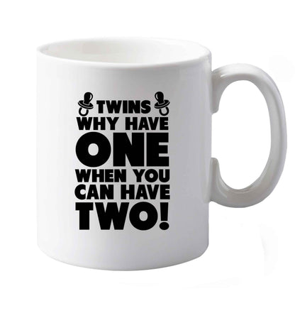 10 oz Favourite Type Pan Pancake ceramic mug both sides