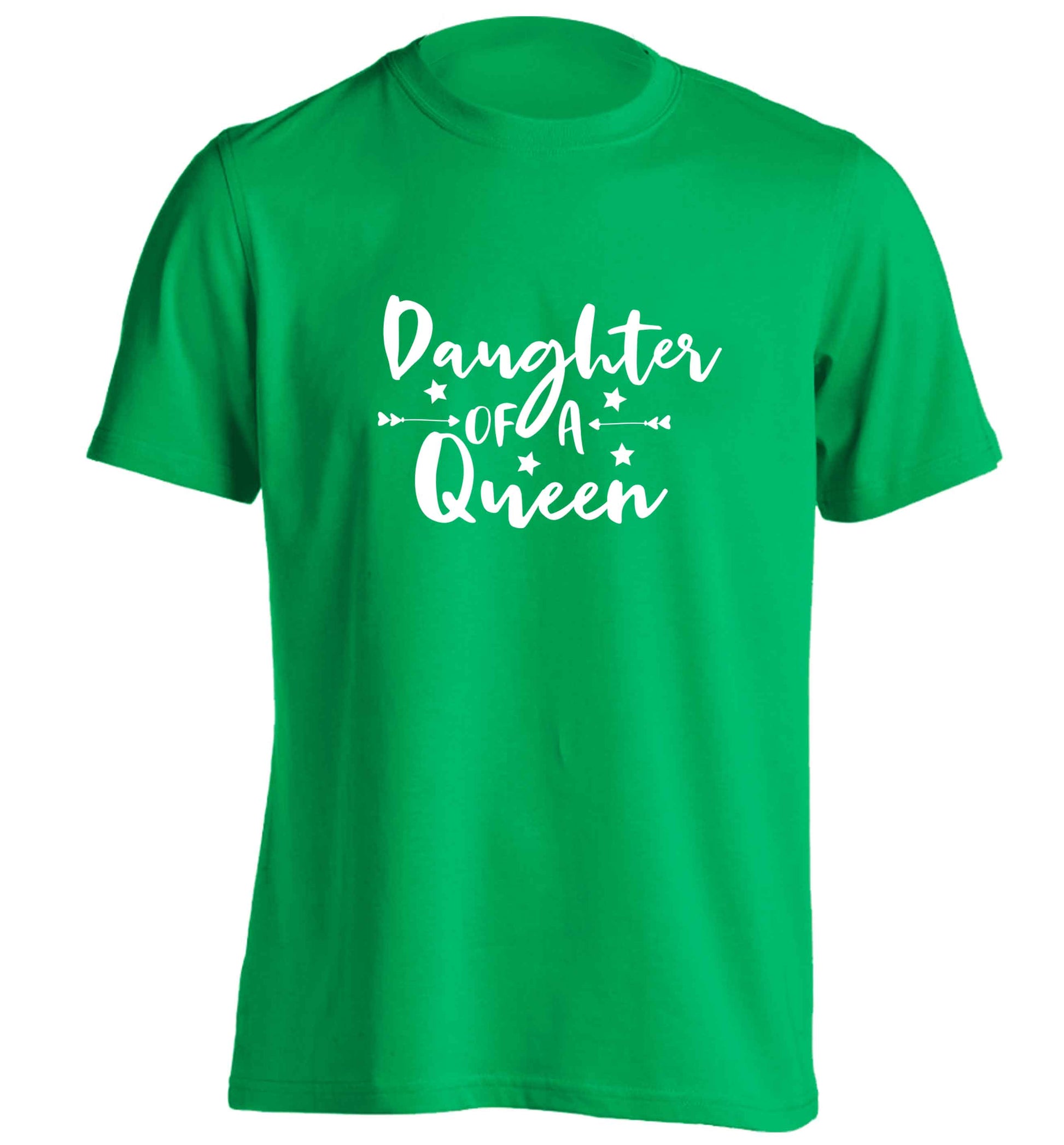 Daughter of a Queen adults unisex green Tshirt 2XL
