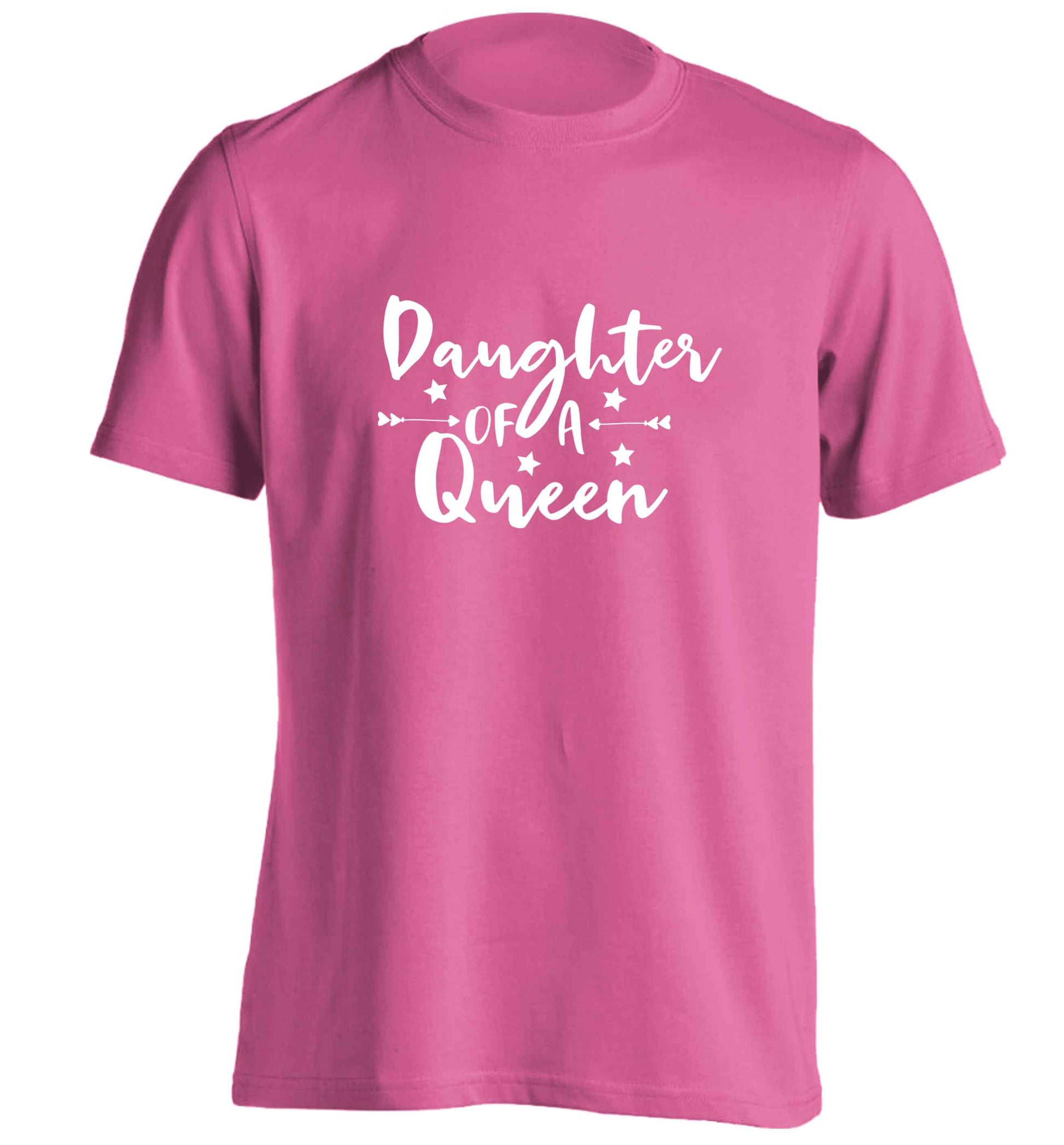 Daughter of a Queen adults unisex pink Tshirt 2XL