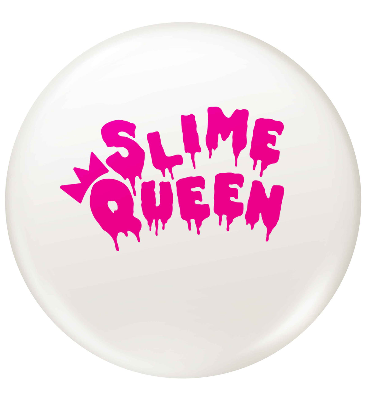 pink slime queen small 25mm Pin badge