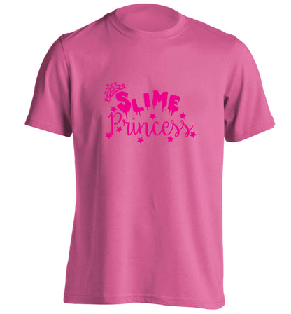 Neon pink slime princess adults unisex pink Tshirt 2XL