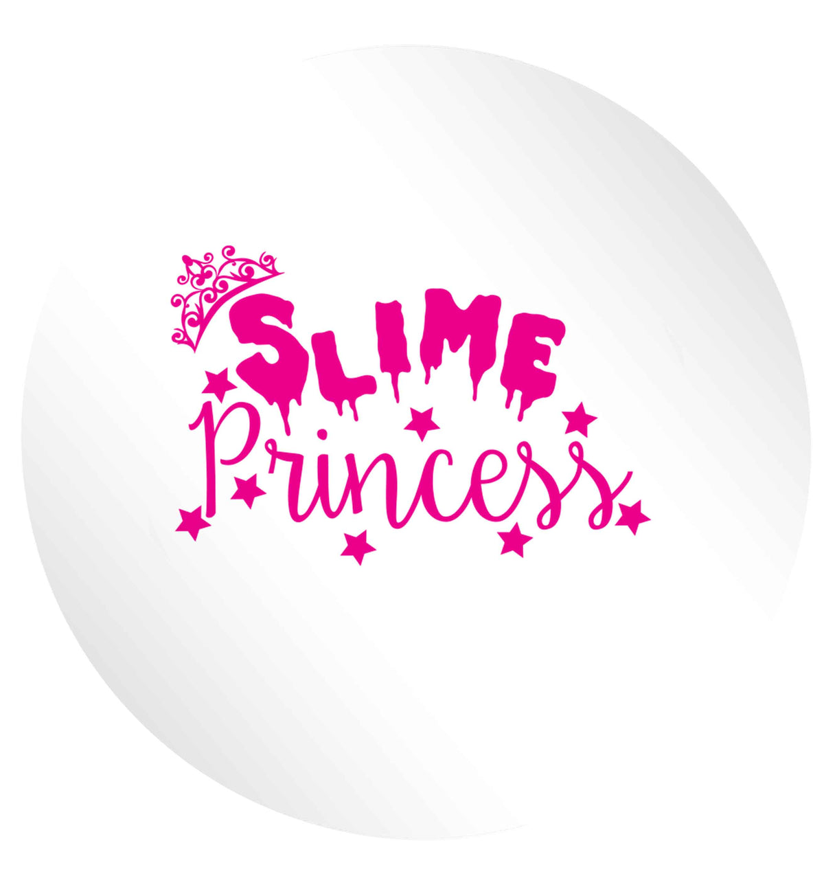 pink slime princess 24 @ 45mm matt circle stickers
