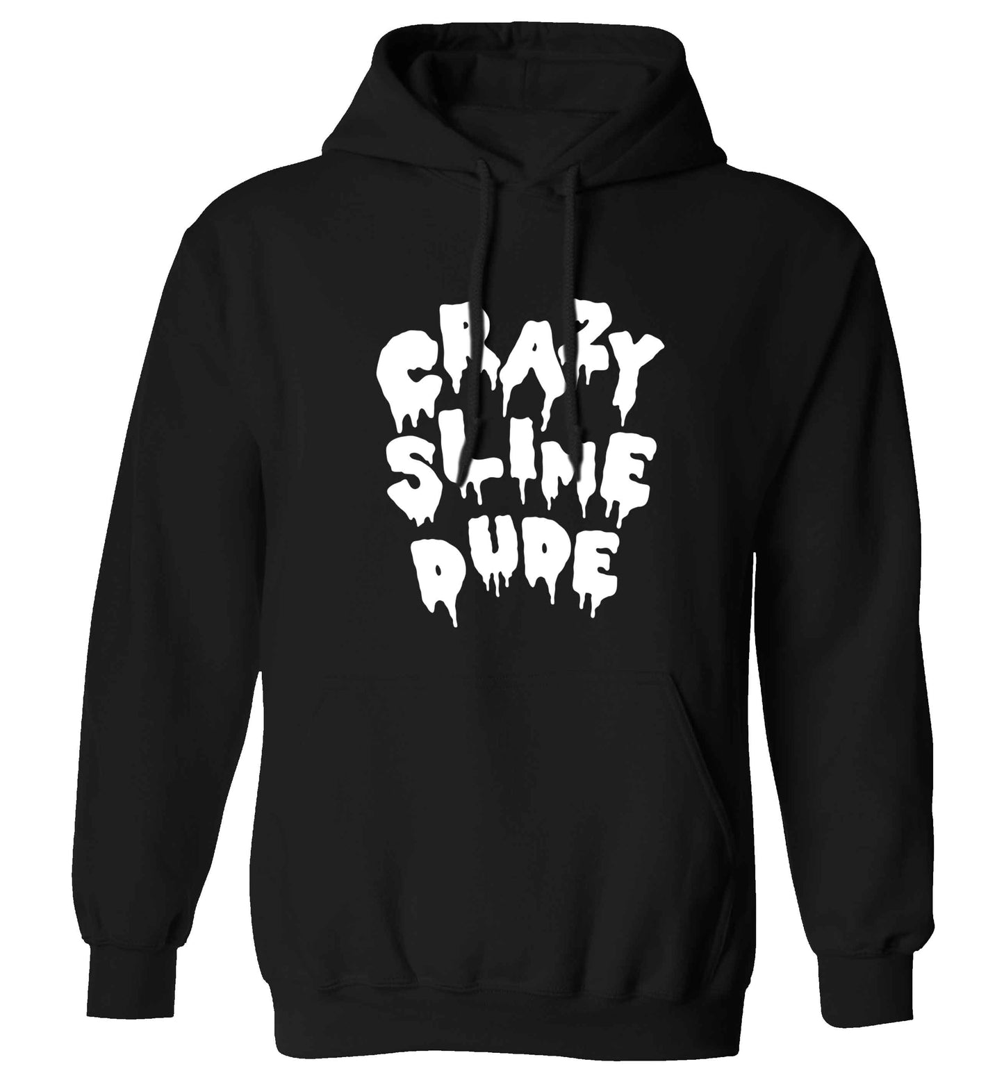 Crazy slime dude adults unisex black hoodie 2XL