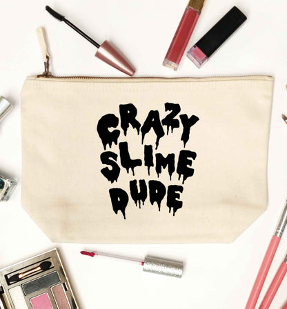 Crazy slime dude natural makeup bag