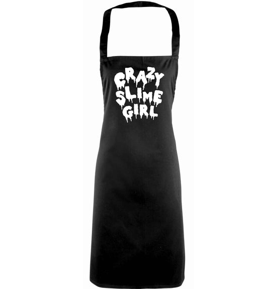 Crazy slime girl adults black apron