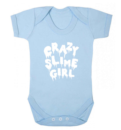 Crazy slime girl baby vest pale blue 18-24 months