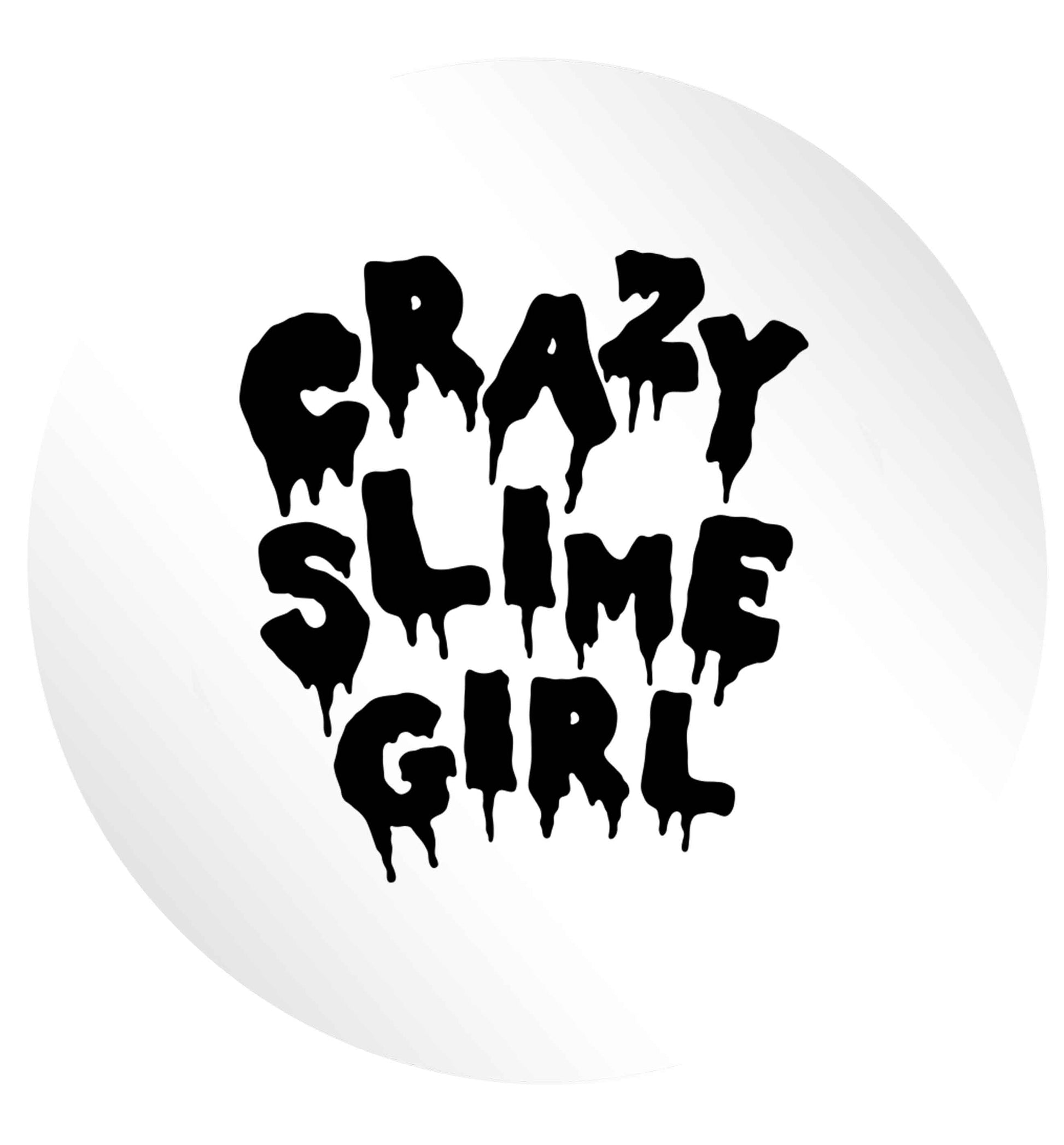 Crazy slime girl 24 @ 45mm matt circle stickers