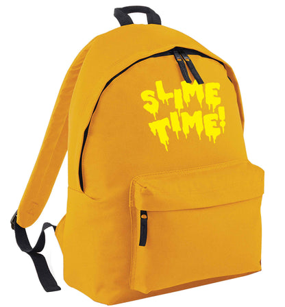 Neon yellow slime time mustard adults backpack