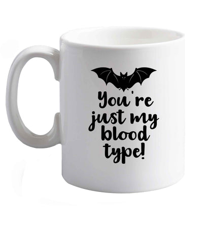 10 oz Favourite Type Pan Pancake ceramic mug right handed
