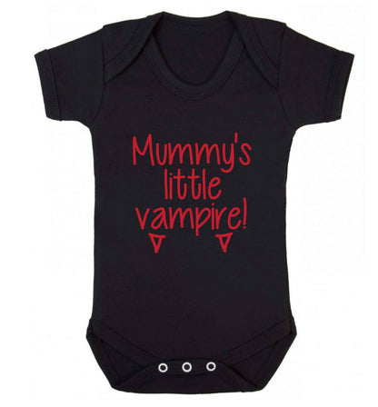 Mummy's little vampire baby vest black 18-24 months