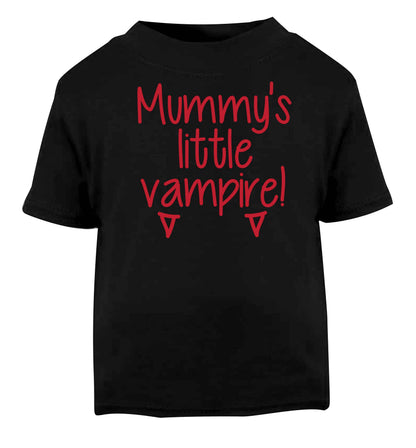 Mummy's little vampire Black baby toddler Tshirt 2 years