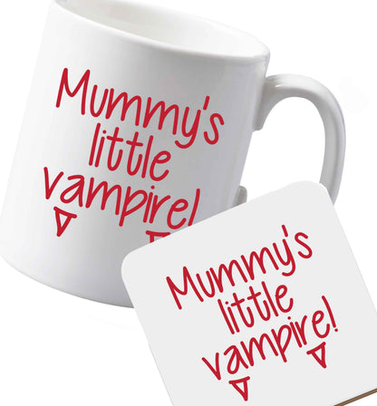 10 oz Ceramic mug and coaster Favourite Type Pan Pancake both sides