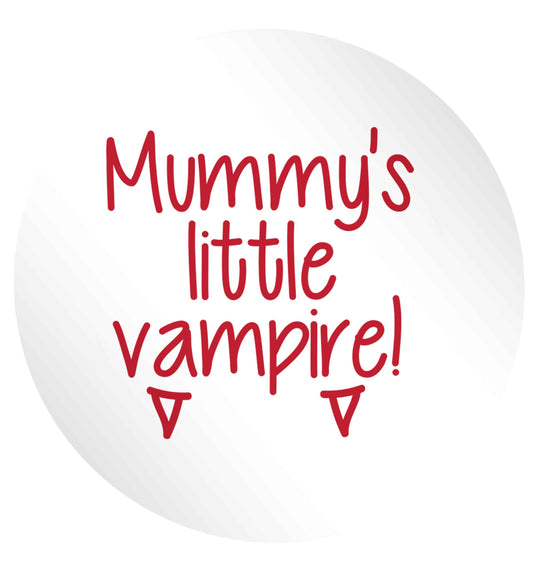 Mummy's little vampire 24 @ 45mm matt circle stickers