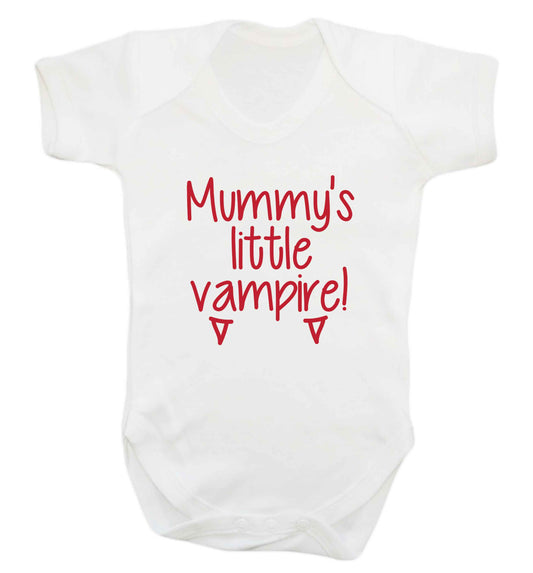 Mummy's little vampire baby vest white 18-24 months