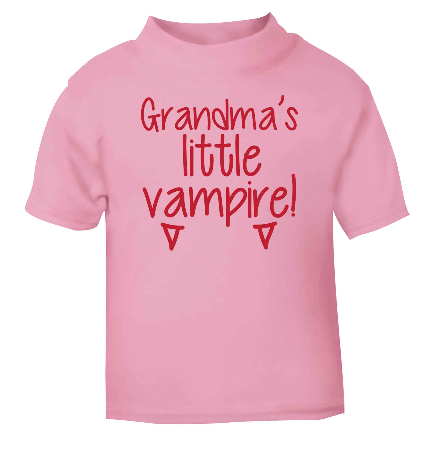 Grandma's little vampire light pink baby toddler Tshirt 2 Years