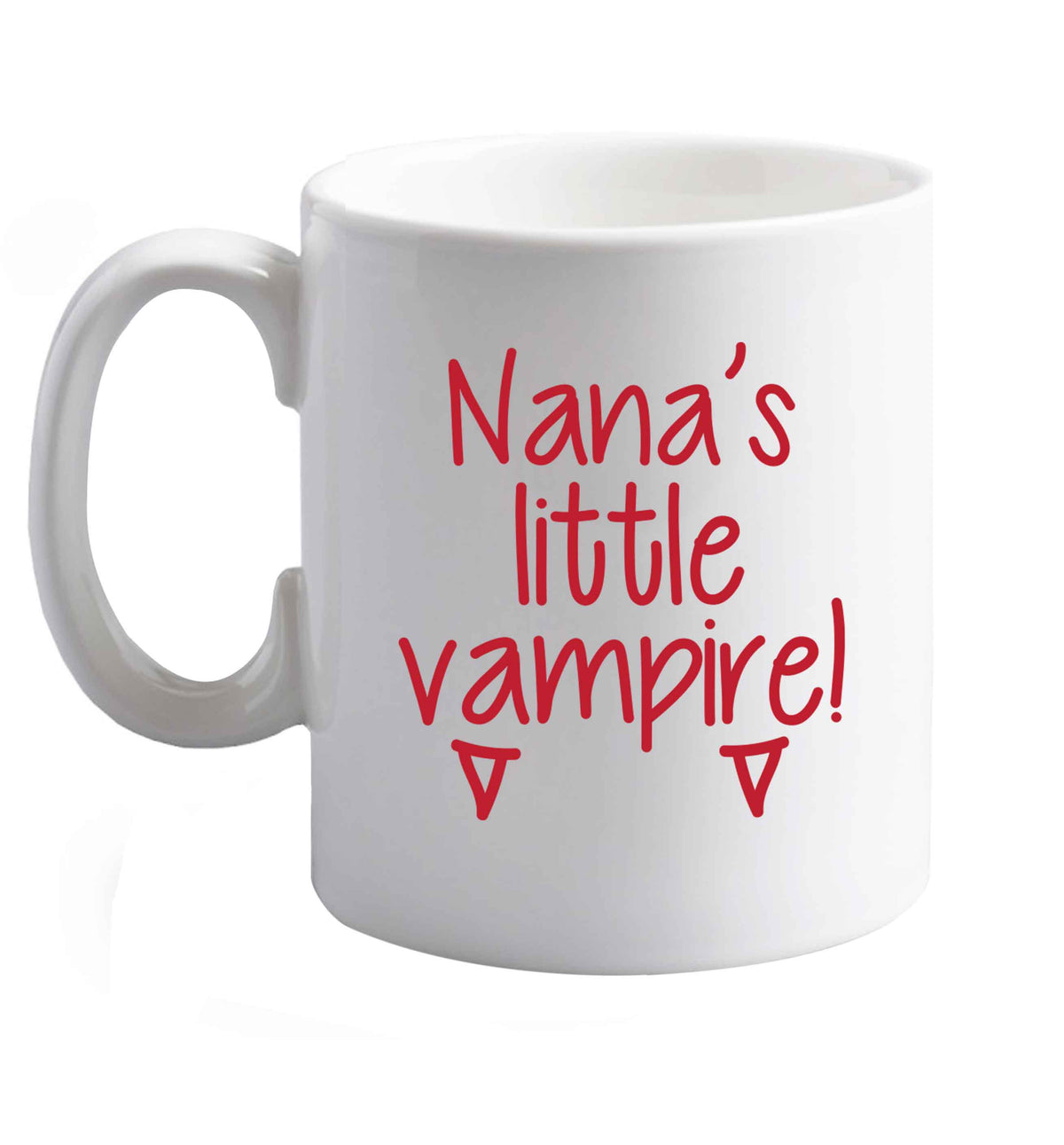 10 oz Favourite Type Pan Pancake ceramic mug right handed