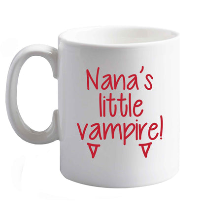 10 oz Favourite Type Pan Pancake ceramic mug right handed
