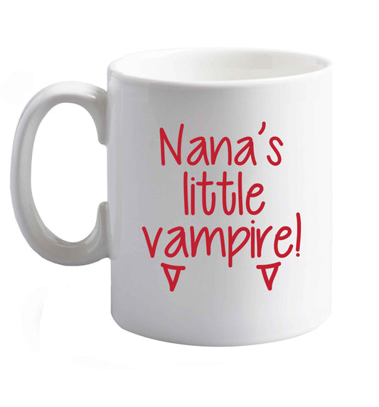 10 oz Favourite Type Pan Pancake ceramic mug right handed