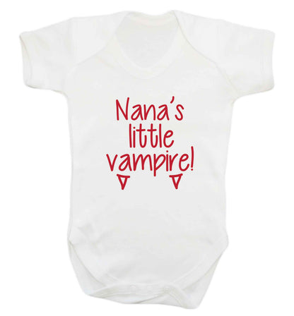 Nana's little vampire baby vest white 18-24 months