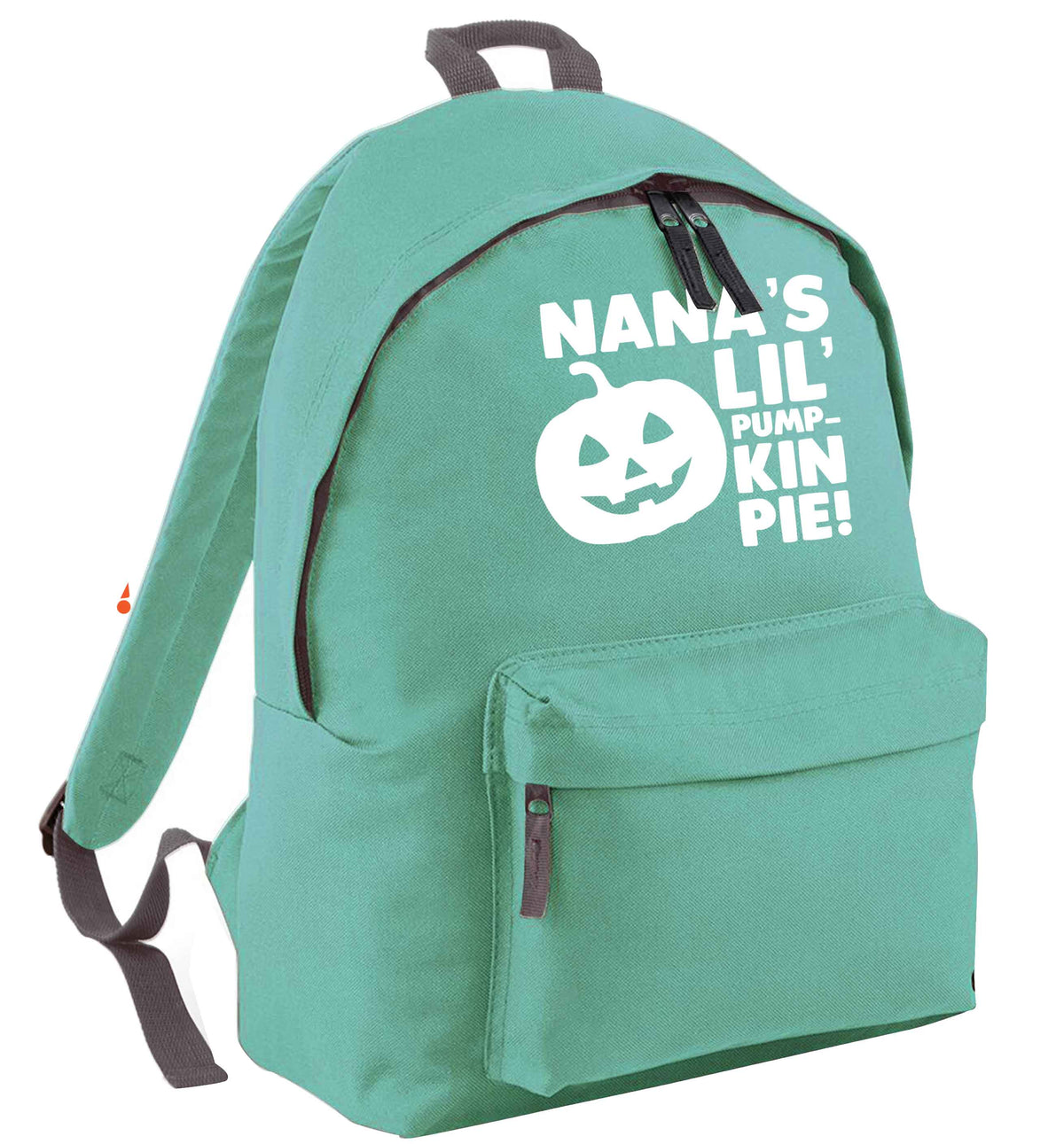Nana's lil' pumpkin pie mint adults backpack