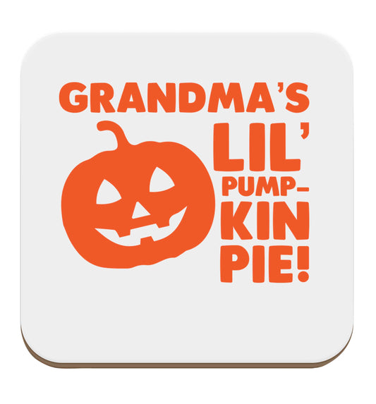 Grandma's lil' pumpkin pie set of four coasters