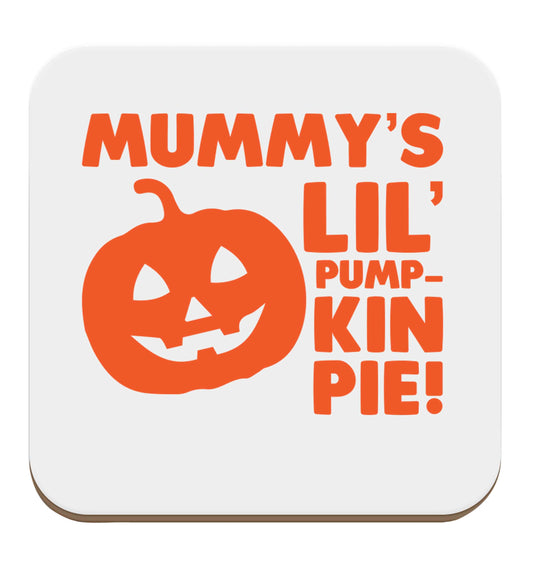 Mummy's lil' pumpkin pie set of four coasters
