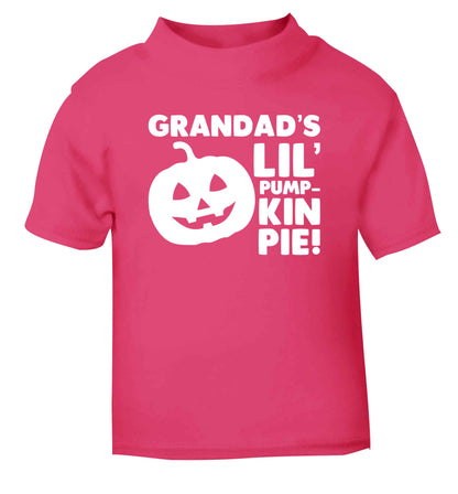 Daddy's lil' pumpkin pie pink baby toddler Tshirt 2 Years
