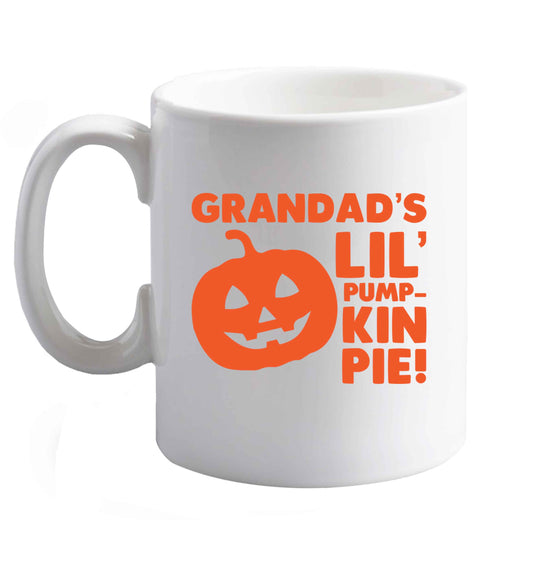 10 oz Favourite Type Pan Pancake ceramic mug right handed