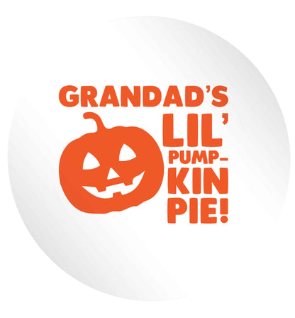Daddy's lil' pumpkin pie 24 @ 45mm matt circle stickers