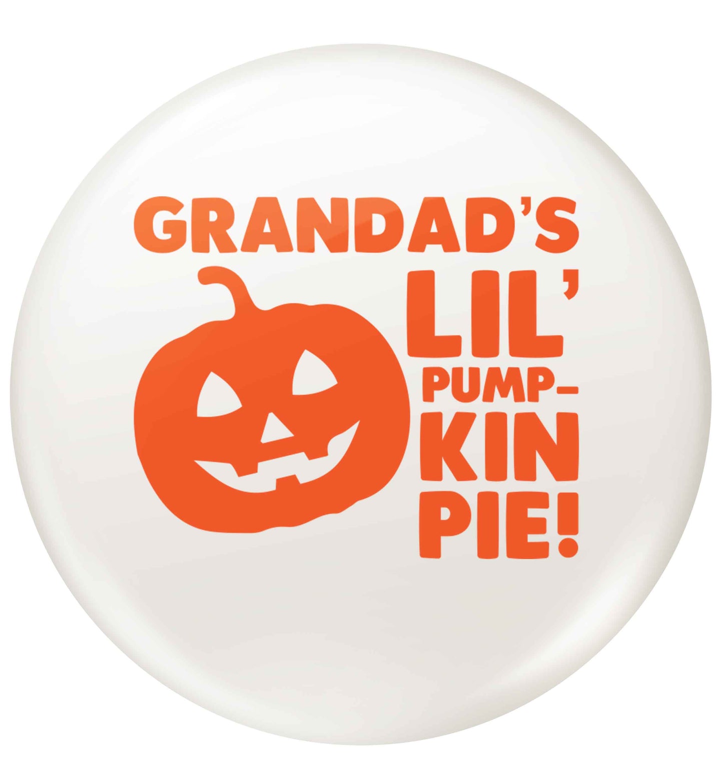 Daddy's lil' pumpkin pie small 25mm Pin badge