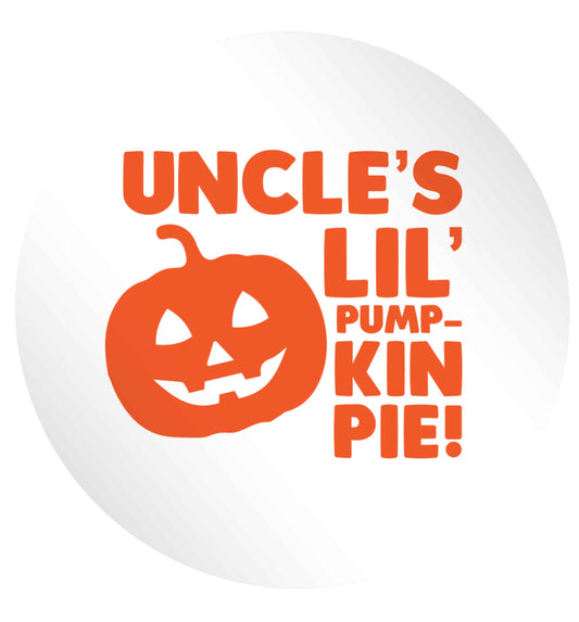 Uncle's lil' pumpkin pie 24 @ 45mm matt circle stickers