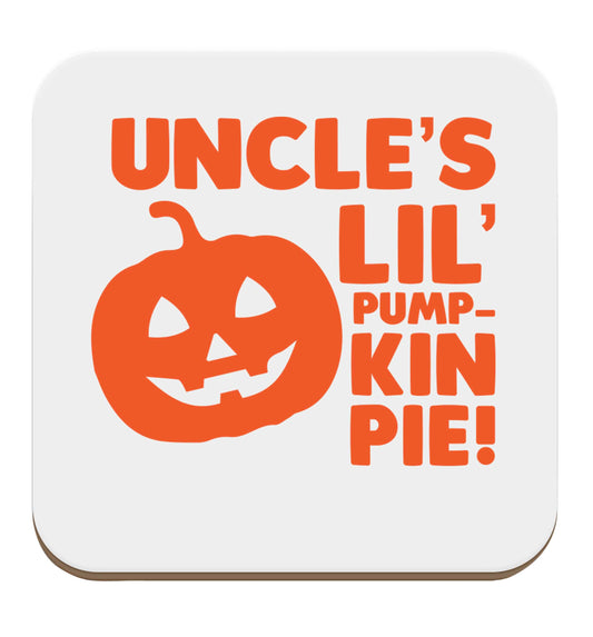 Uncle's lil' pumpkin pie set of four coasters