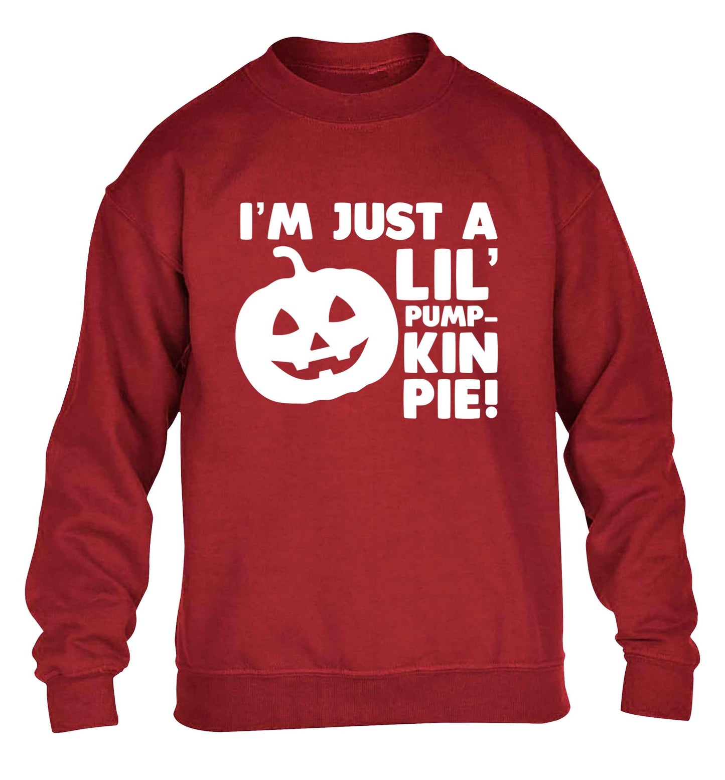I'm just a lil' pumpkin pie children's grey sweater 12-13 Years
