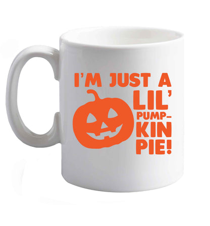 10 oz Favourite Type Pan Pancake ceramic mug right handed