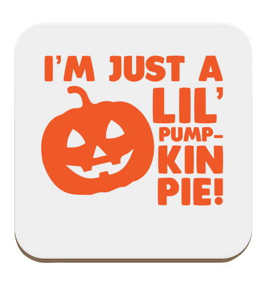 I'm just a lil' pumpkin pie set of four coasters