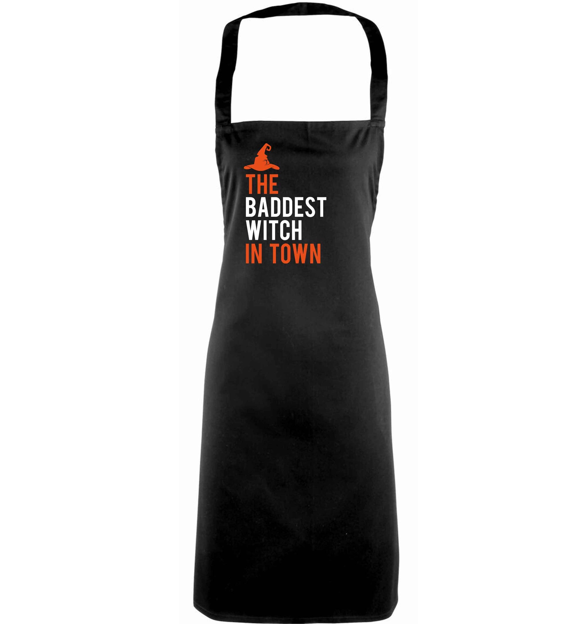 Badest witch in town adults black apron