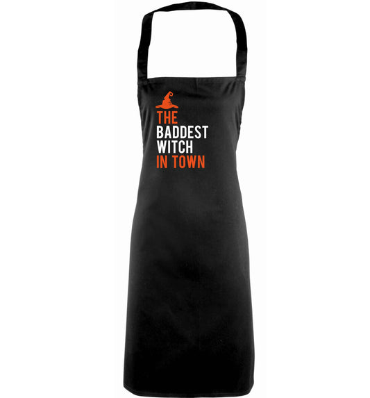 Badest witch in town adults black apron