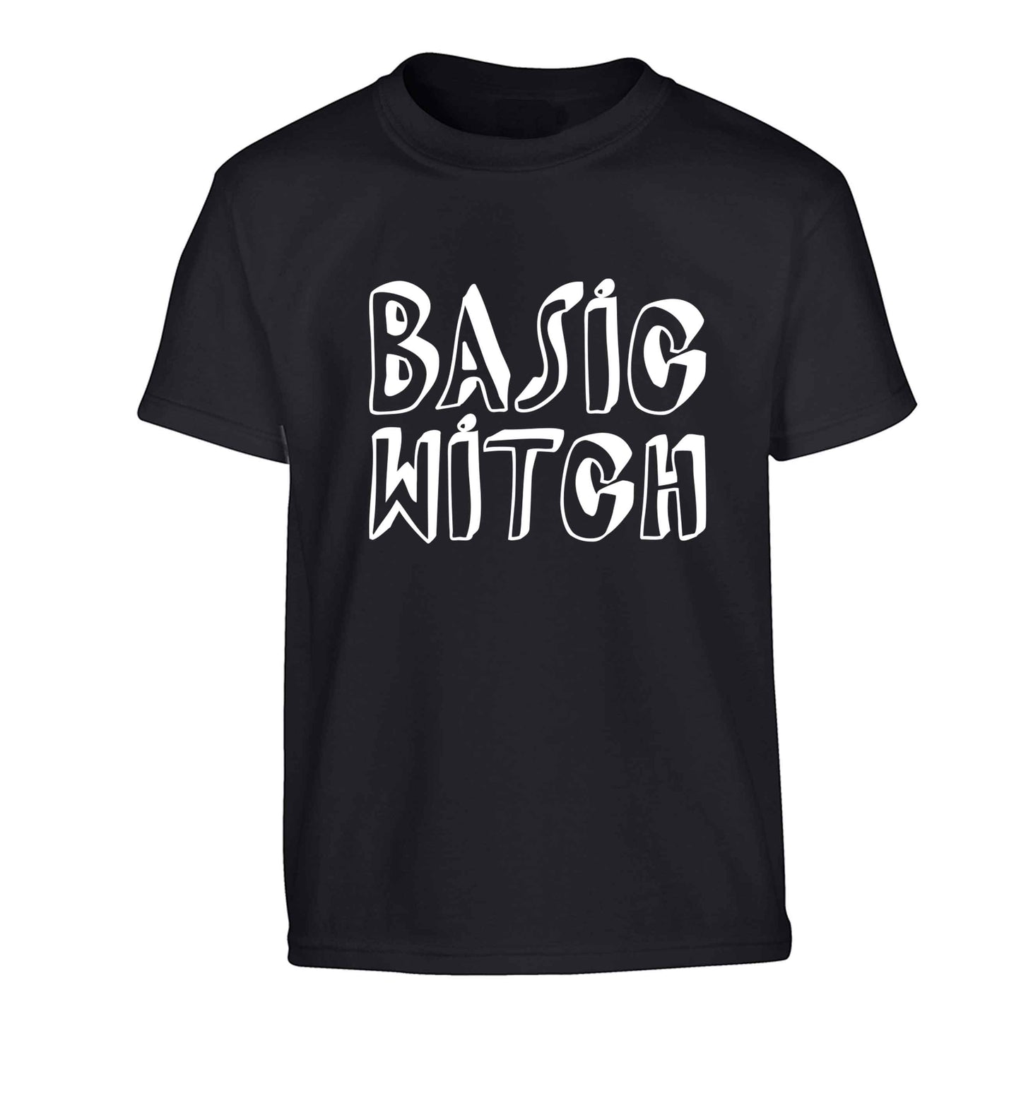 Basic witch Children's black Tshirt 12-13 Years