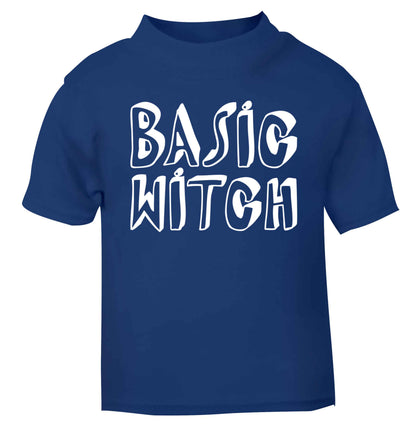 Basic witch blue baby toddler Tshirt 2 Years