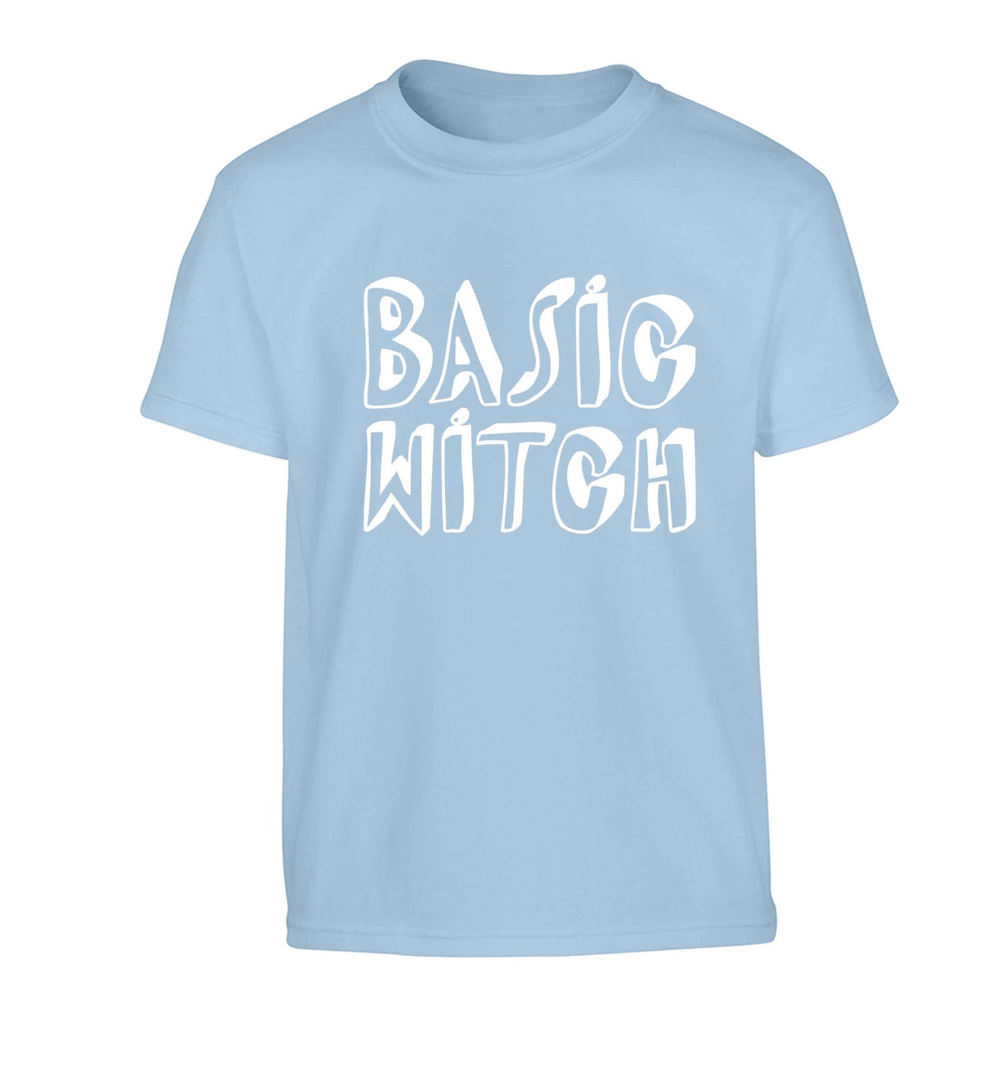 Basic witch Children's light blue Tshirt 12-13 Years