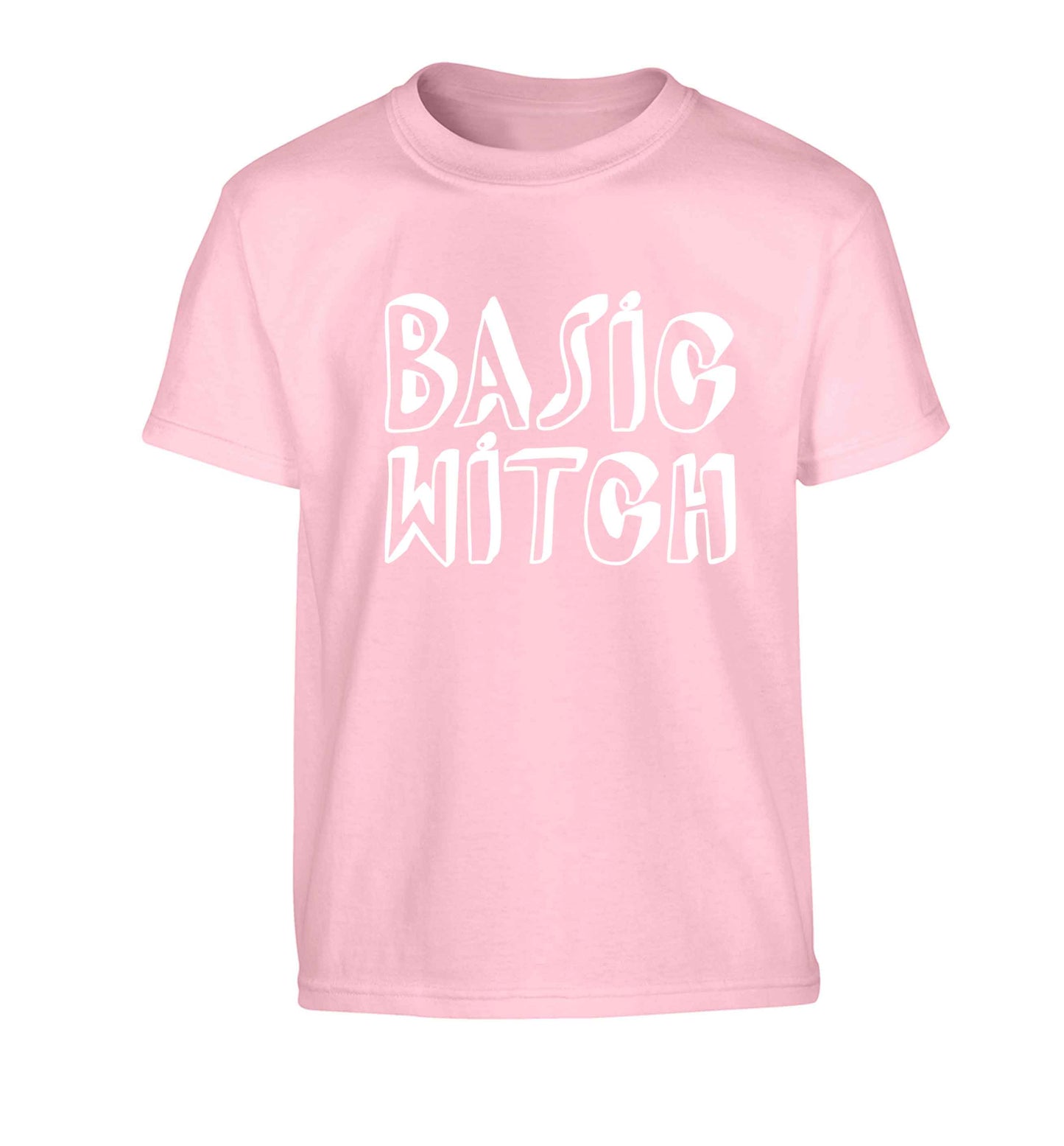 Basic witch Children's light pink Tshirt 12-13 Years