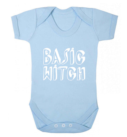 Basic witch baby vest pale blue 18-24 months