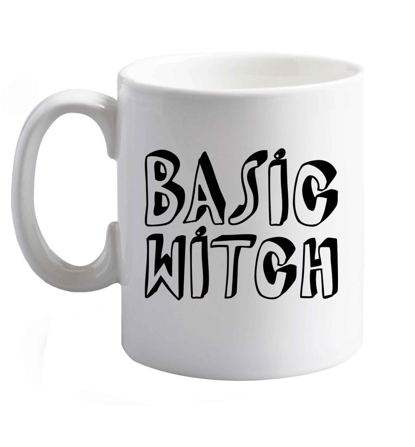 10 oz Favourite Type Pan Pancake ceramic mug right handed