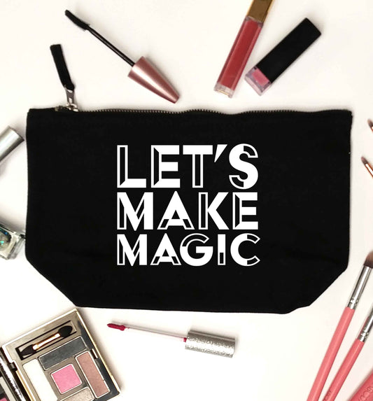 Let's make magic black makeup bag