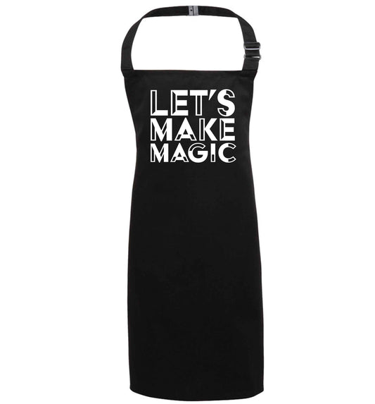 Let's make magic black apron 7-10 years
